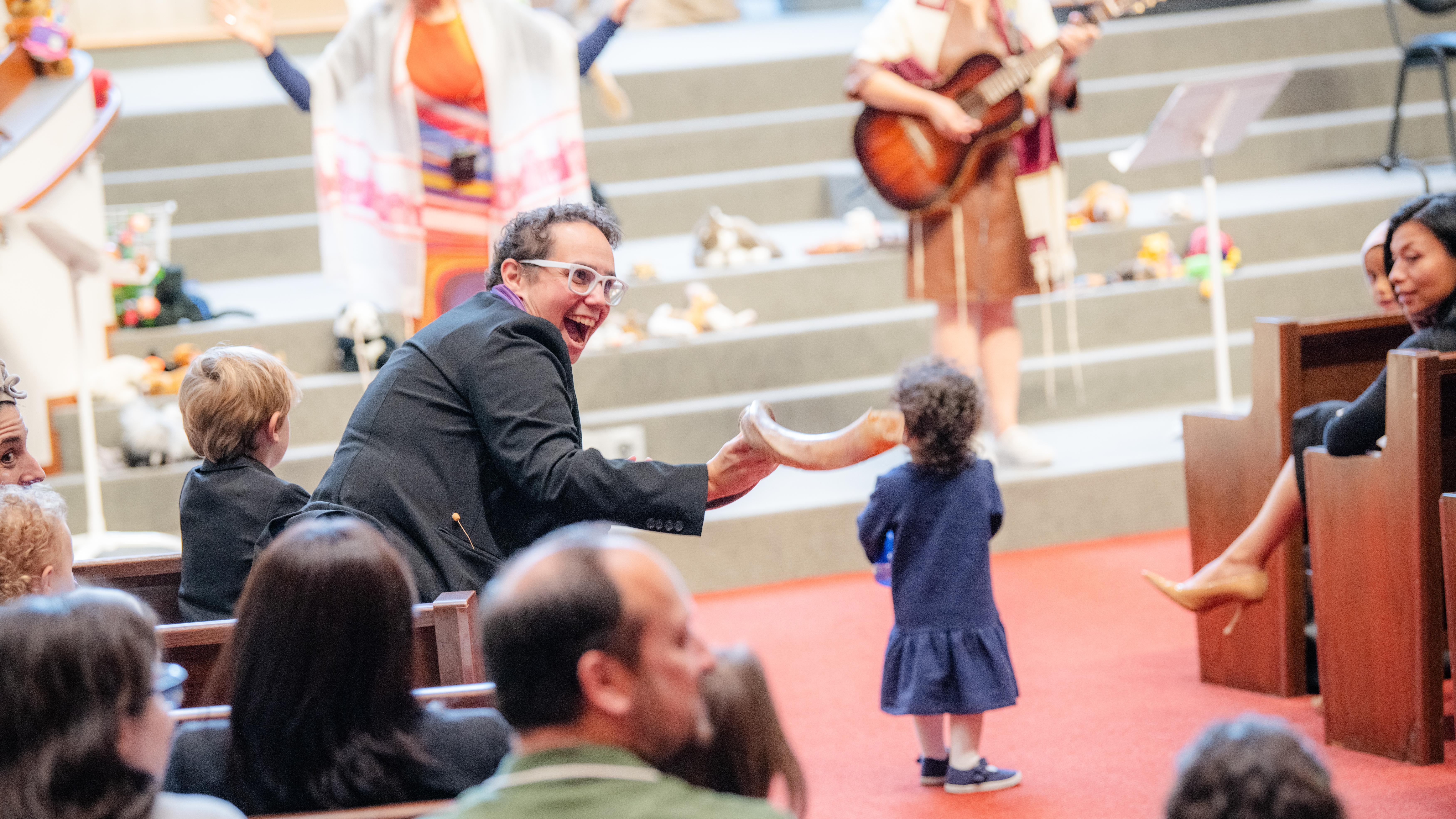 Young Family Erev Rosh Hashanah Service