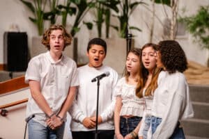 Teen Singers performing